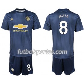 Camisetas Manchester United MATA 8 Niño Tercera Equipacion 2018/2019